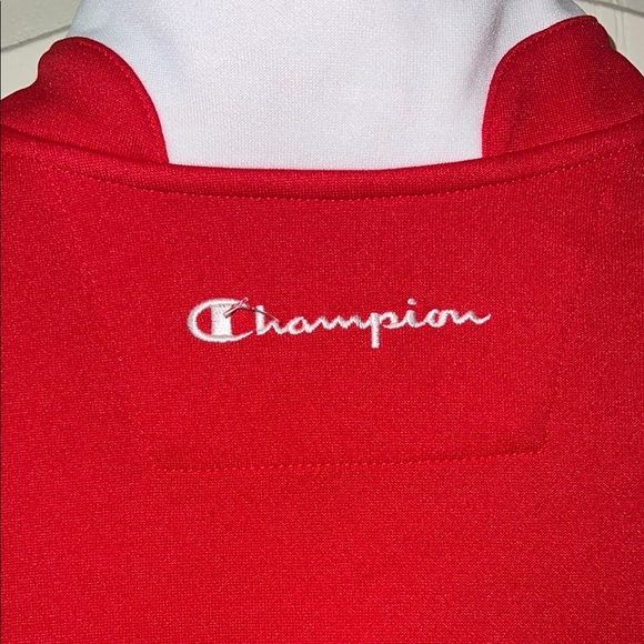 Champion Red Track Jacket woman’s small - Picture 5 of 5
